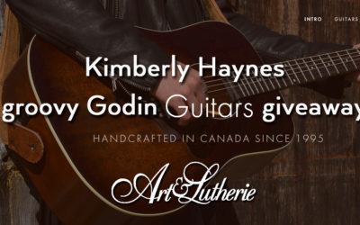 Kimberly Haynes groovy Godin guitar giveaway!